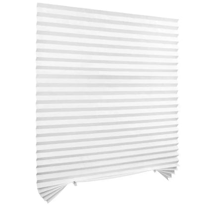 Jaluzele plisate din material nețesut pentru protecție solară, albe (89870003)