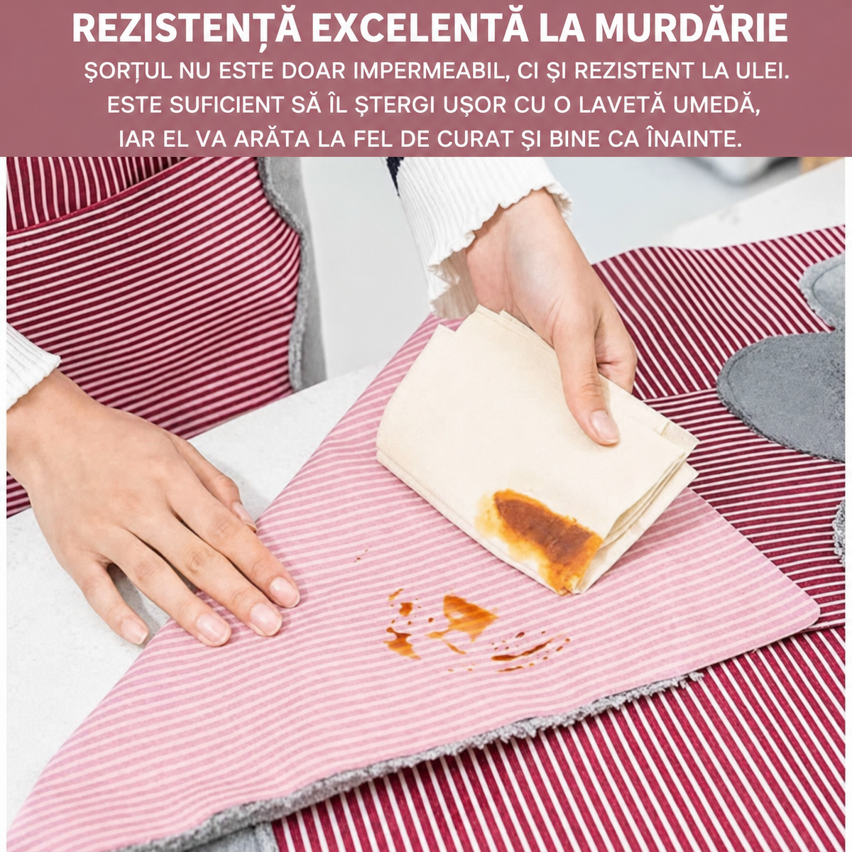 Șorț Gastronomic Impermeabil cu Buzunar (89920001)