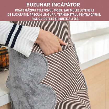 Șorț Gastronomic Impermeabil cu Buzunar (89920001)