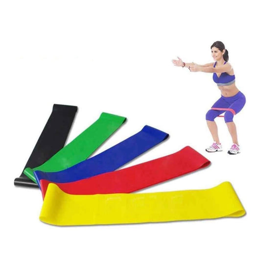 Set de 5 benzi de exerciții cu geantă de depozitare (5220)