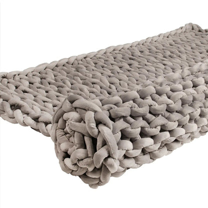 Pătură Catifea Gri 150 x 200 cm (90010001)