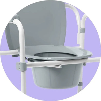 Scaun de toaletă Airm Health cu reglaj pe înălțime (91890001)