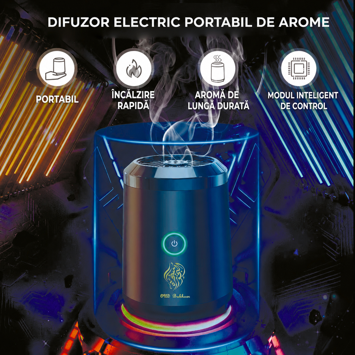 Difuzor de parfum portabil pentru casă și mașină (90470001)