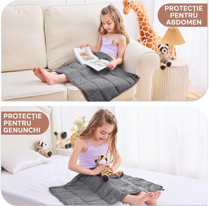 Plapumă senzorială cu greutate 71x46 cm, 2 kg (90780001)