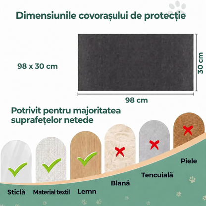 Covoraș autoadeziv anti-zgâriere pentru protecția mobilierului (91220001)