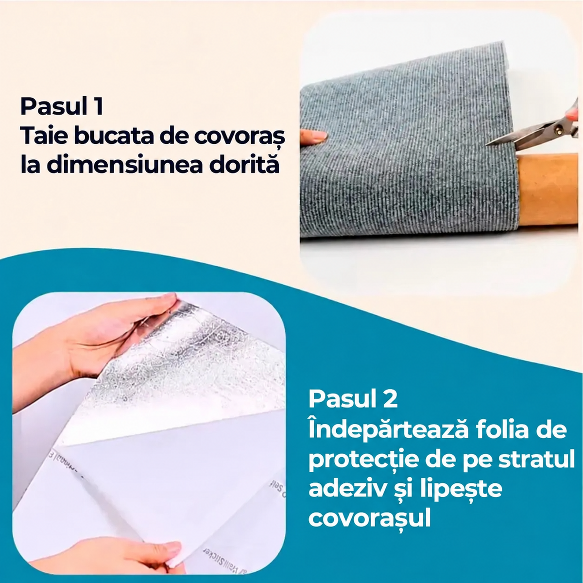 Covoraș autoadeziv anti-zgâriere pentru protecția mobilierului (91220001)