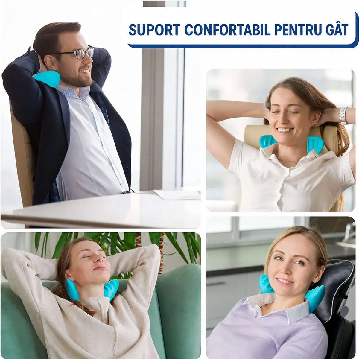 Aparat de masaj pentru îndreptarea gâtului și relaxarea mușchilor cu proeminențe (91530001)
