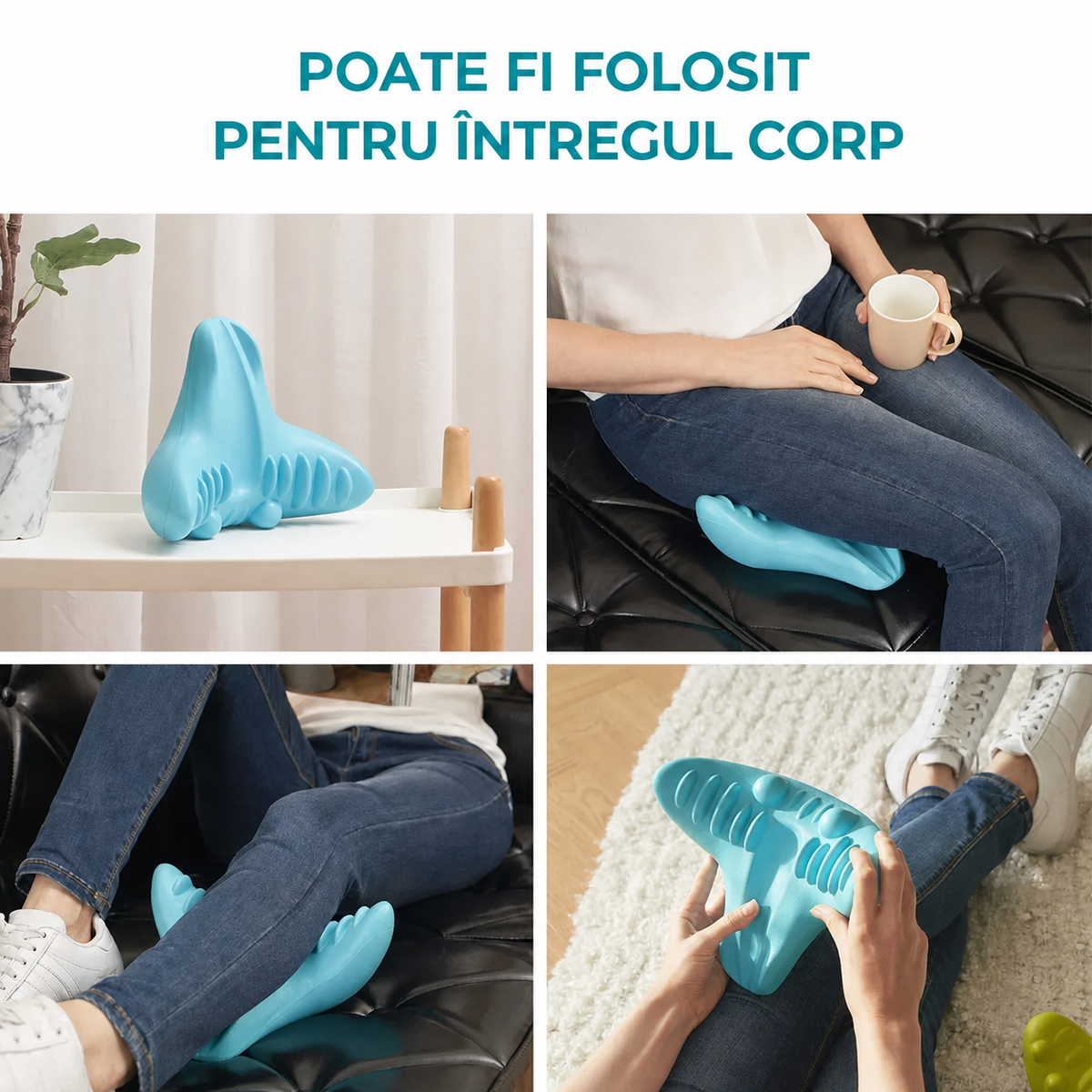 Aparat de masaj pentru îndreptarea gâtului și relaxarea mușchilor cu proeminențe (91530001)