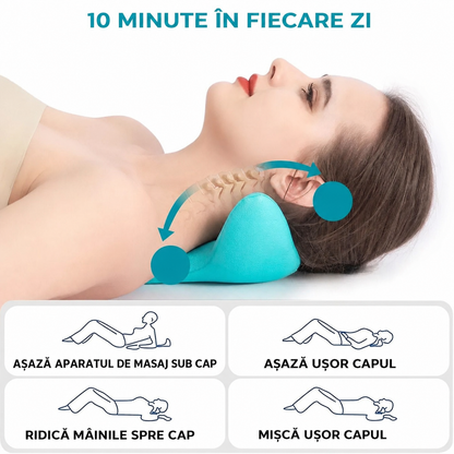 Aparat de masaj pentru îndreptarea gâtului și relaxarea mușchilor cu proeminențe (91530001)