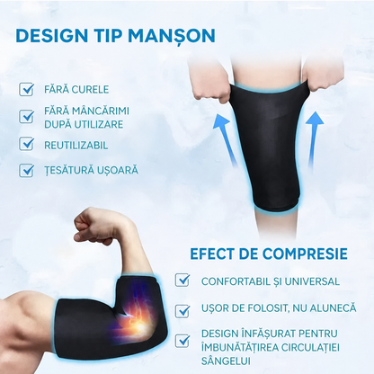 Compresă hidrogel rece-cald pentru genunchi și cot (91770001)