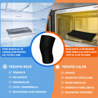 Compresă hidrogel rece-cald pentru genunchi și cot (91770001)