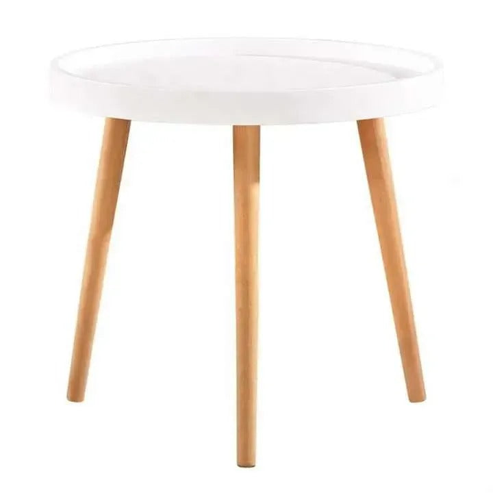 Masă rotundă de cafea din MDF, modernă și elegantă (91860001)