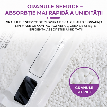 Dezumidificator suspendat pentru dulap și casă, set 10 buc. (94440001)