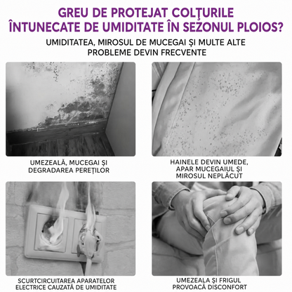 Dezumidificator suspendat pentru dulap și casă, set 10 buc. (94440001)