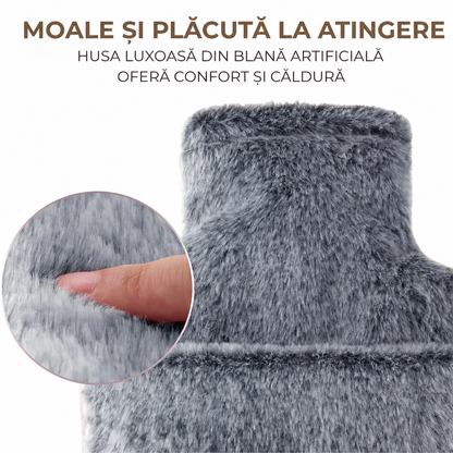Termofor din cauciuc cu husă, 2 L (94450001)