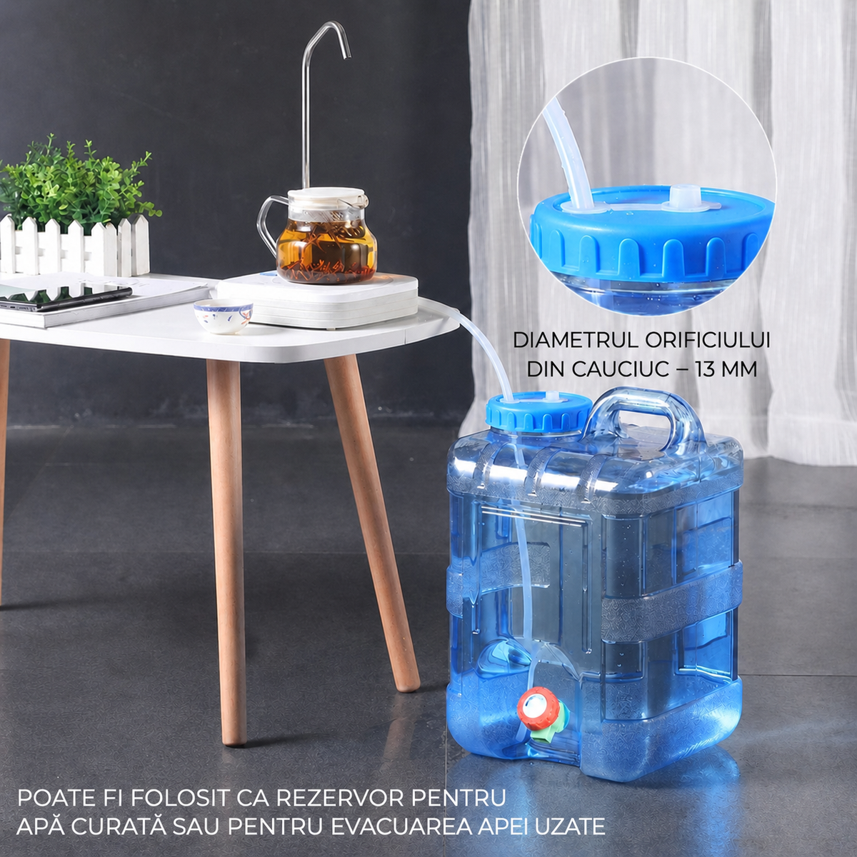Recipient portabil pentru apă cu robinet 10 l (94470001)