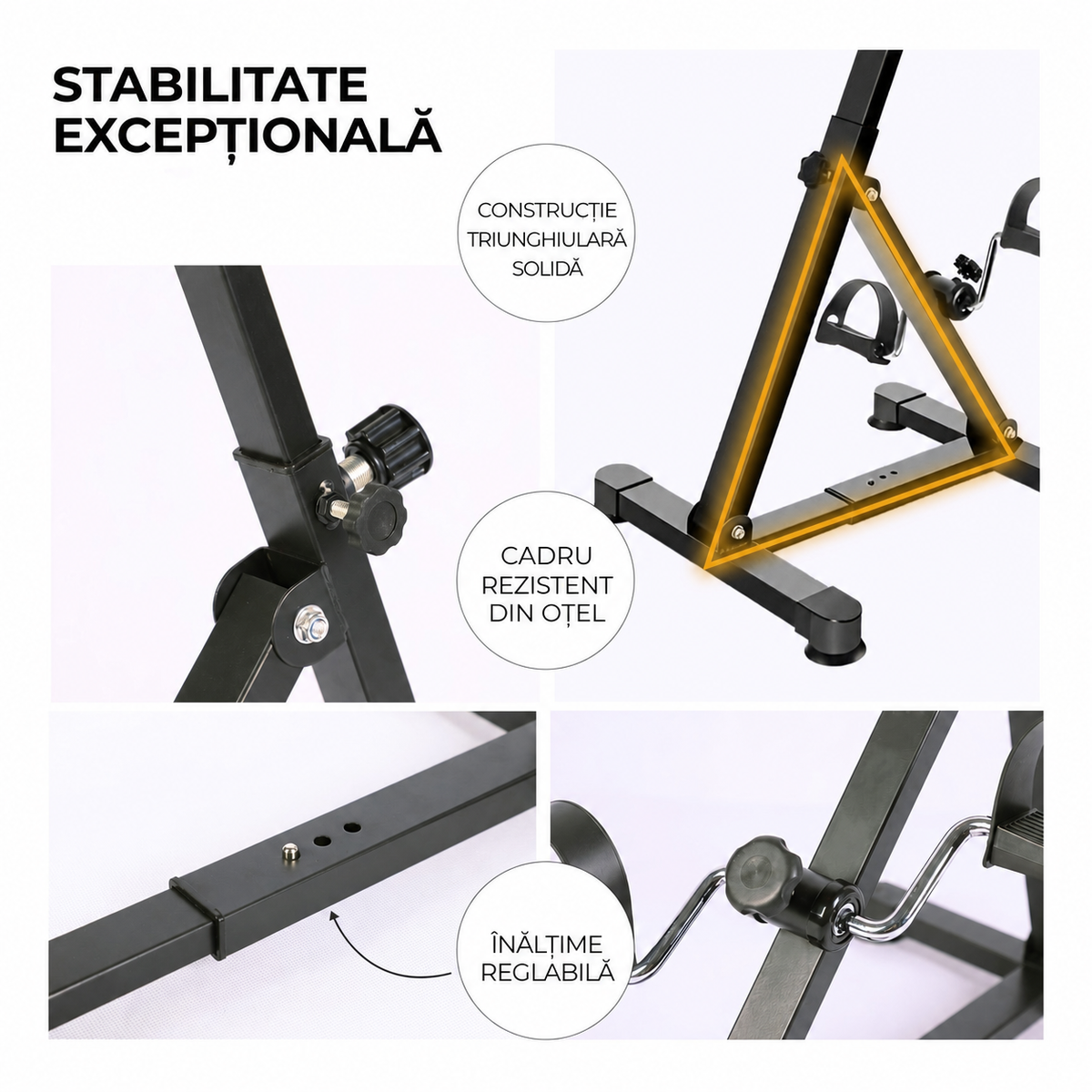 Bicicletă de reabilitare pentru exerciții ale mâinilor și picioarelor Dual Bike (94670001)