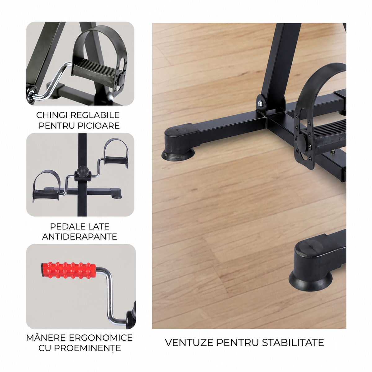 Bicicletă de reabilitare pentru exerciții ale mâinilor și picioarelor Dual Bike (94670001)
