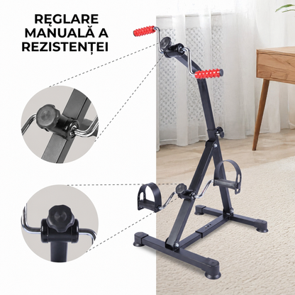 Bicicletă de reabilitare pentru exerciții ale mâinilor și picioarelor Dual Bike (94670001)