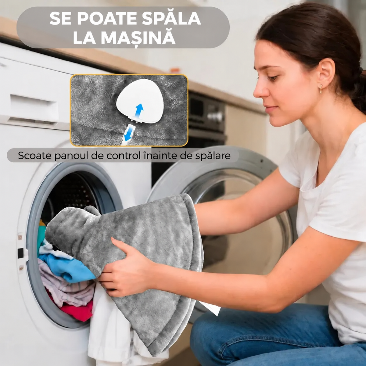 Pernă electrică de încălzire pentru gât, umeri și spate (94830001)