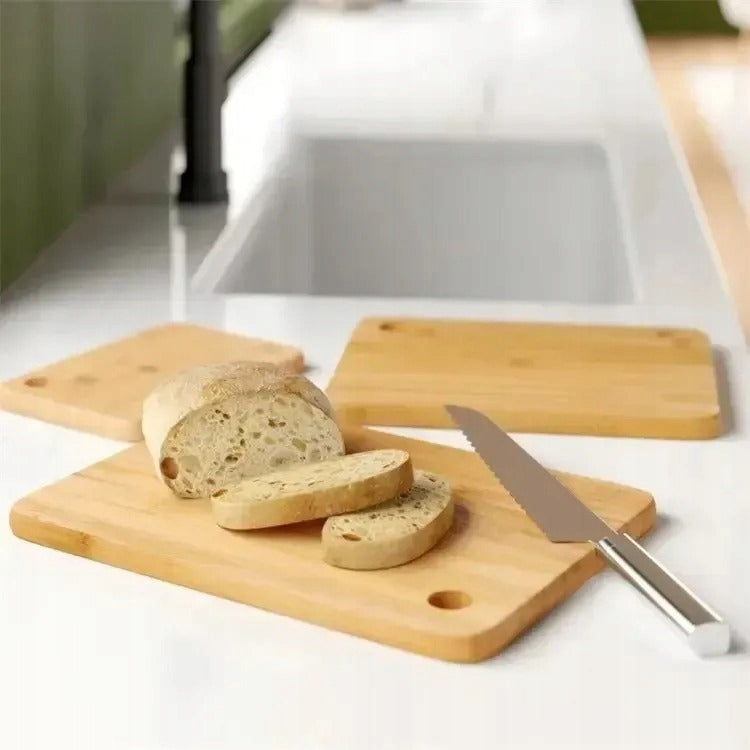 Set de 3 plăci de tăiat din bambus ecologice (91750001)