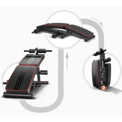 Bancă pliabilă multifuncțională pentru exerciții (7573)