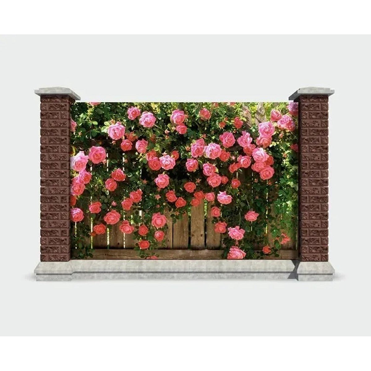 Fototapet exterior pentru grădină, model Trandafiri (82780001)