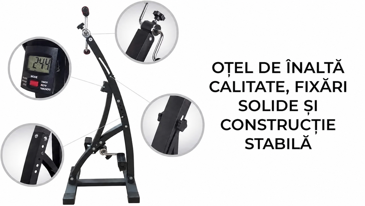 Pedalier de recuperare Dual Bike Rotor, staționar (T001)