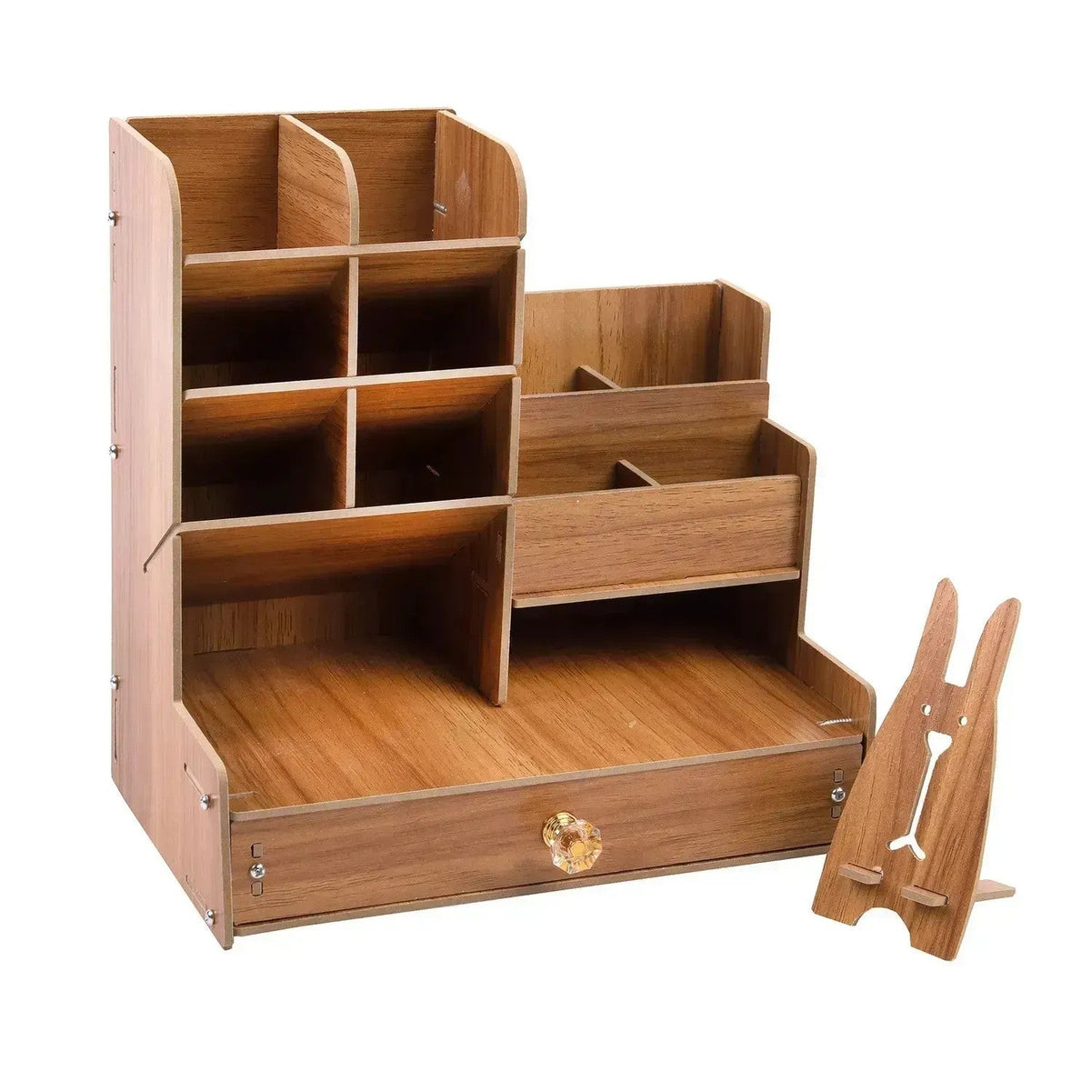 Organizator de birou mare din lemn pentru cărți (87550001)
