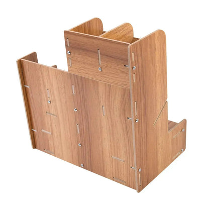 Organizator de birou mare din lemn pentru cărți (87550001)
