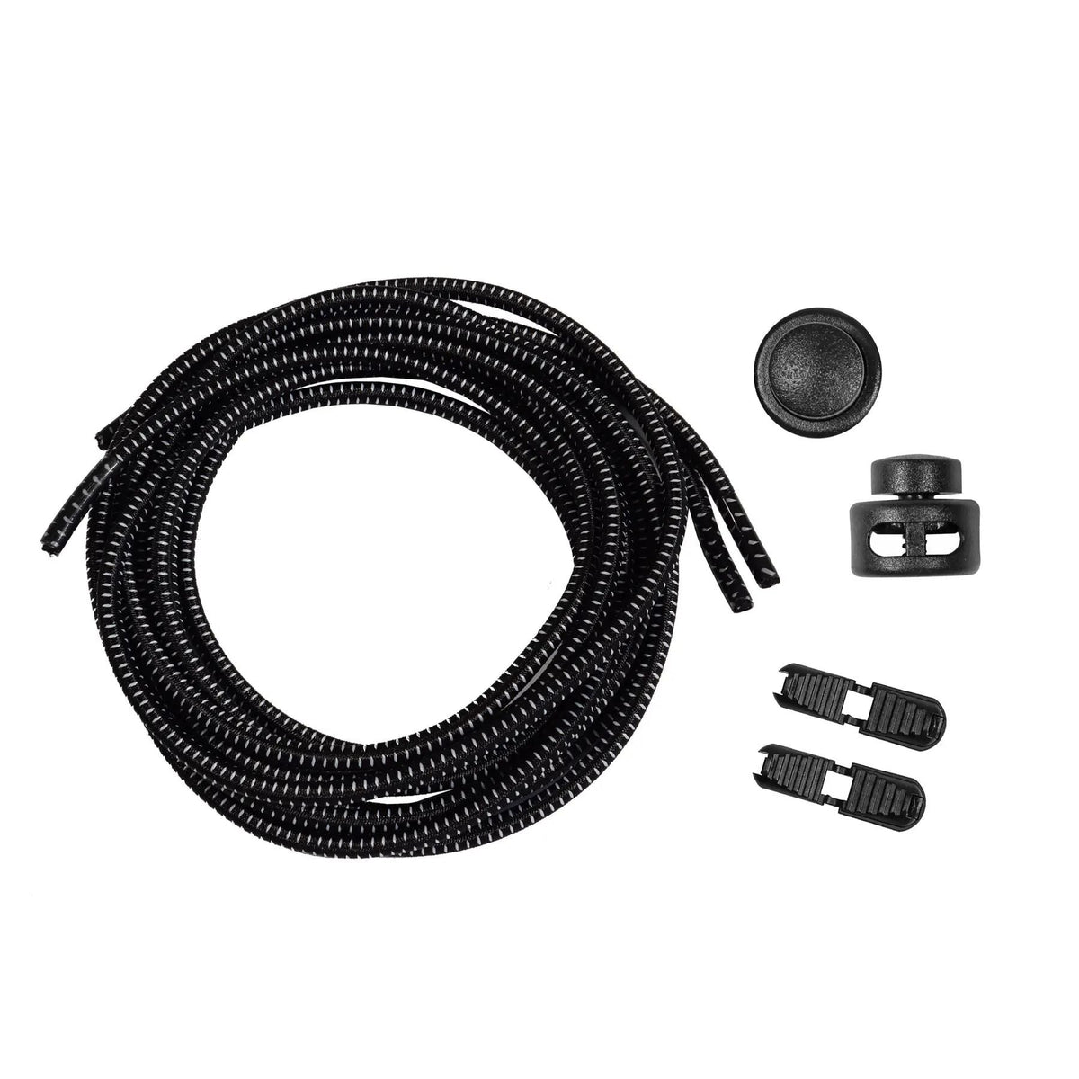 Șireturi negre elastice fără legare (79550002)