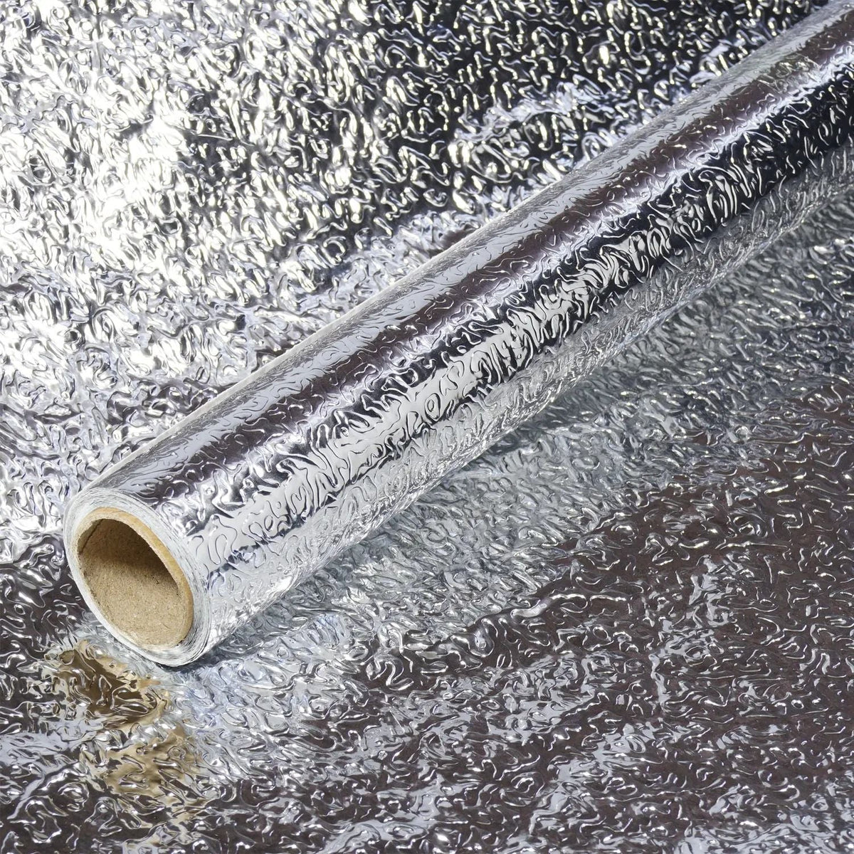 Folie Autocolantă Argintie pentru Blatul de Bucătărie 40 x 200 cm (6051-20001)