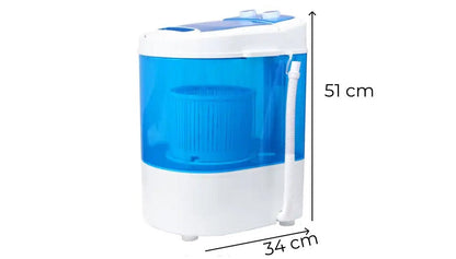 Mașină de spălat portabilă de 260W cu funcție de spălare, clătire și stoarcere (5638)