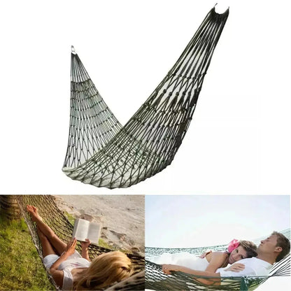 Hamac de grădină din nailon verde 220x100 cm (59950001)