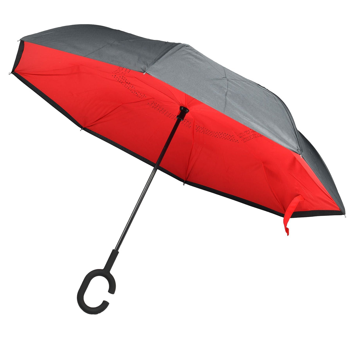 Umbrelă reversibilă multicoloră, pliabilă și rezistentă la vânt (46870004)