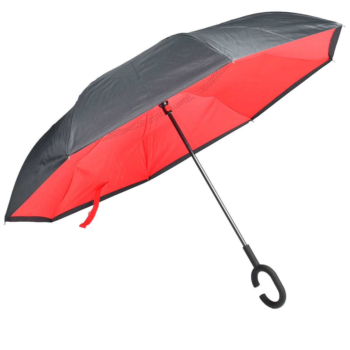 Umbrelă reversibilă multicoloră, pliabilă și rezistentă la vânt (46870004)