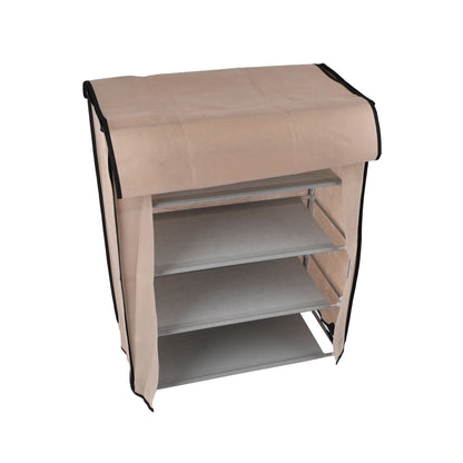 Dulap pliabil pentru pantofi cu 4 niveluri, textil (56780001)