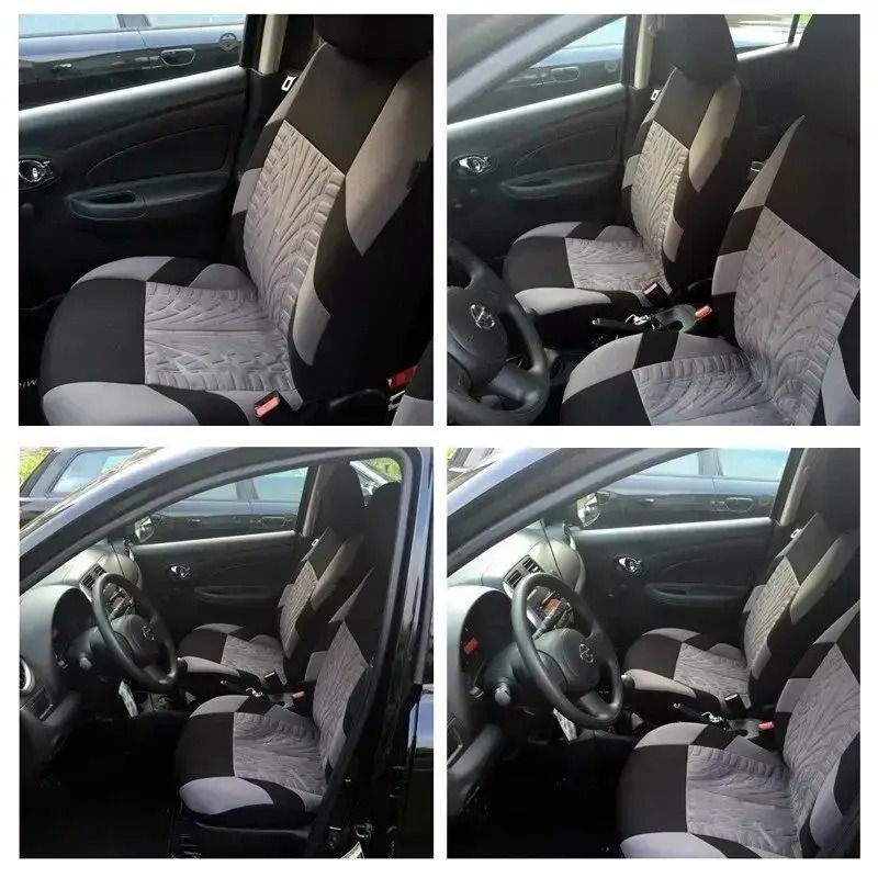 Huse pentru Scaune Auto Față Universale Negru-Gri (4906)