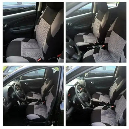 Huse pentru Scaune Auto Față Universale Negru-Gri (4906)