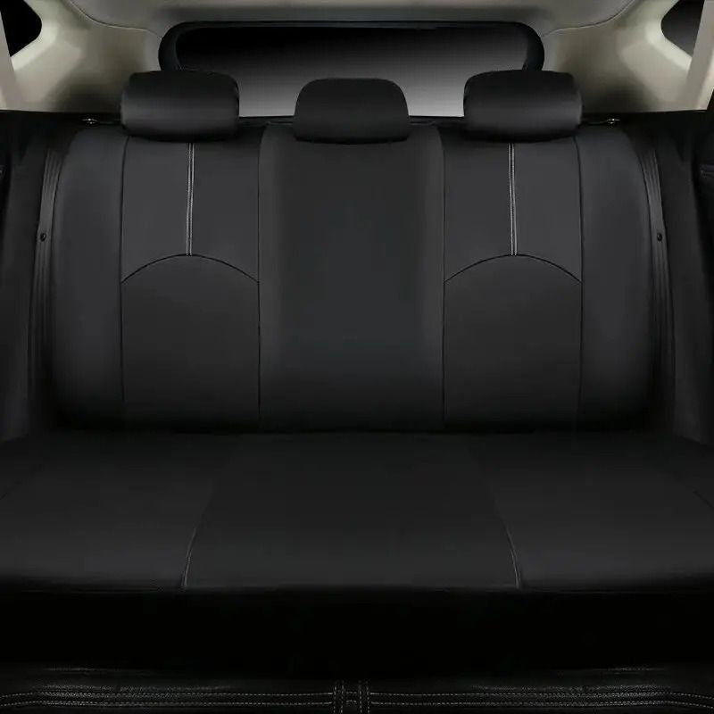 Huse Auto din Piele Eco Universale Negre (7155)