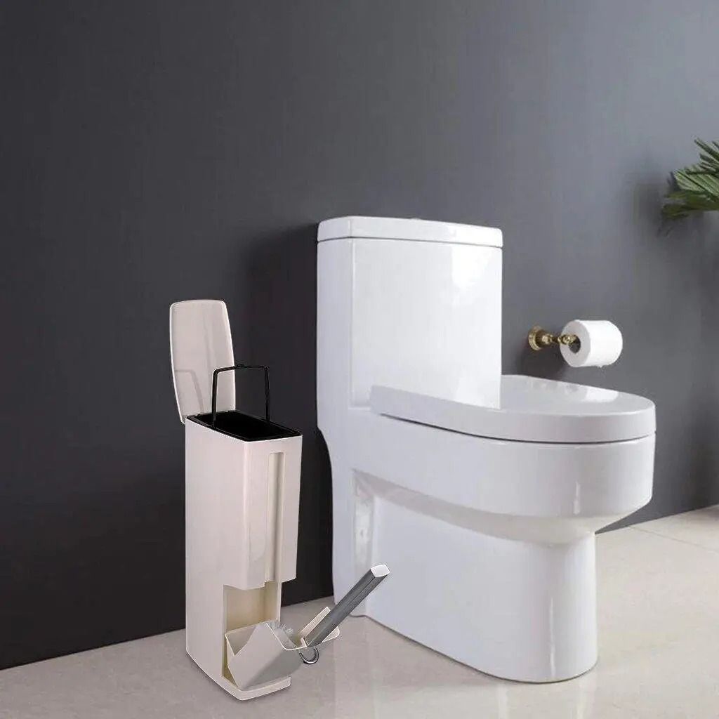 Set de Accesorii de Baie: Coș de Gunoi și Perie de WC (5831)
