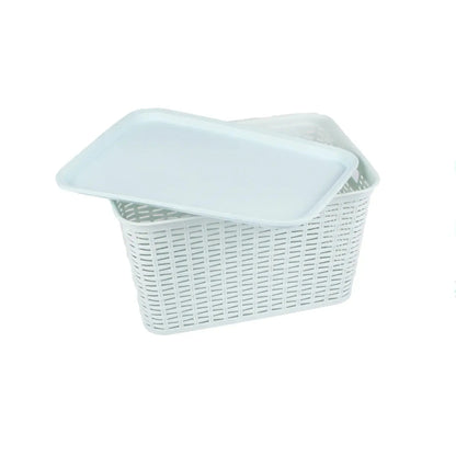 Coș din plastic cu capac, 20 L, culoare mentă (82970002)
