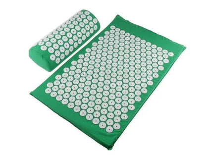 Saltea de acupresură cu pernă verde (70980002)