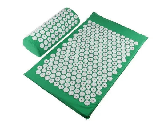 Saltea de acupresură cu pernă verde (70980002)
