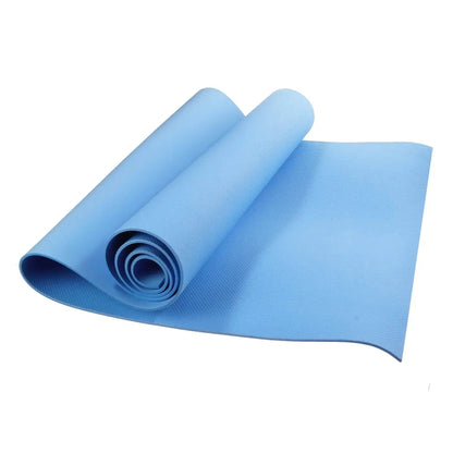 Saltea de yoga fitness albastră 173x61 cm cu husă (58160001)