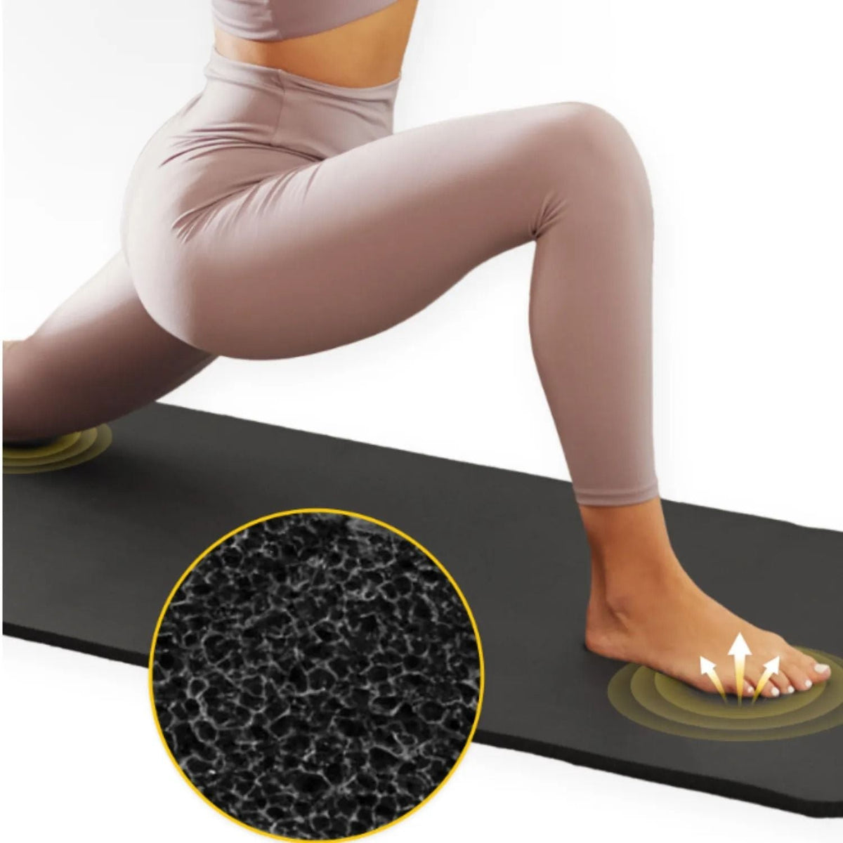Saltea de fitness yoga gimnastică moale (8682)