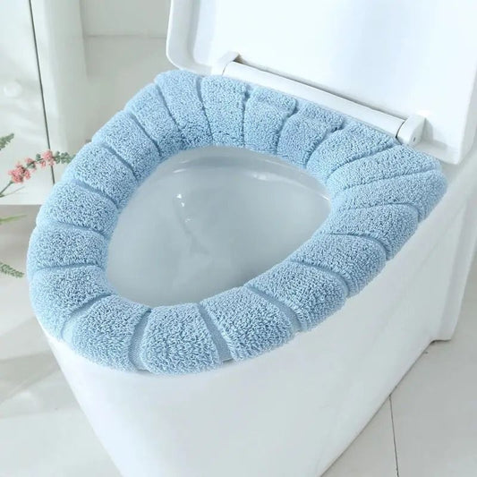 Covoraș pentru capacul WC moale albastru (58720002)
