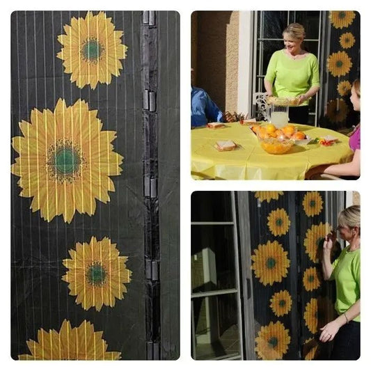 Plasă de țânțari magnetică Floarea-soarelui 210 x 100 cm (4744)