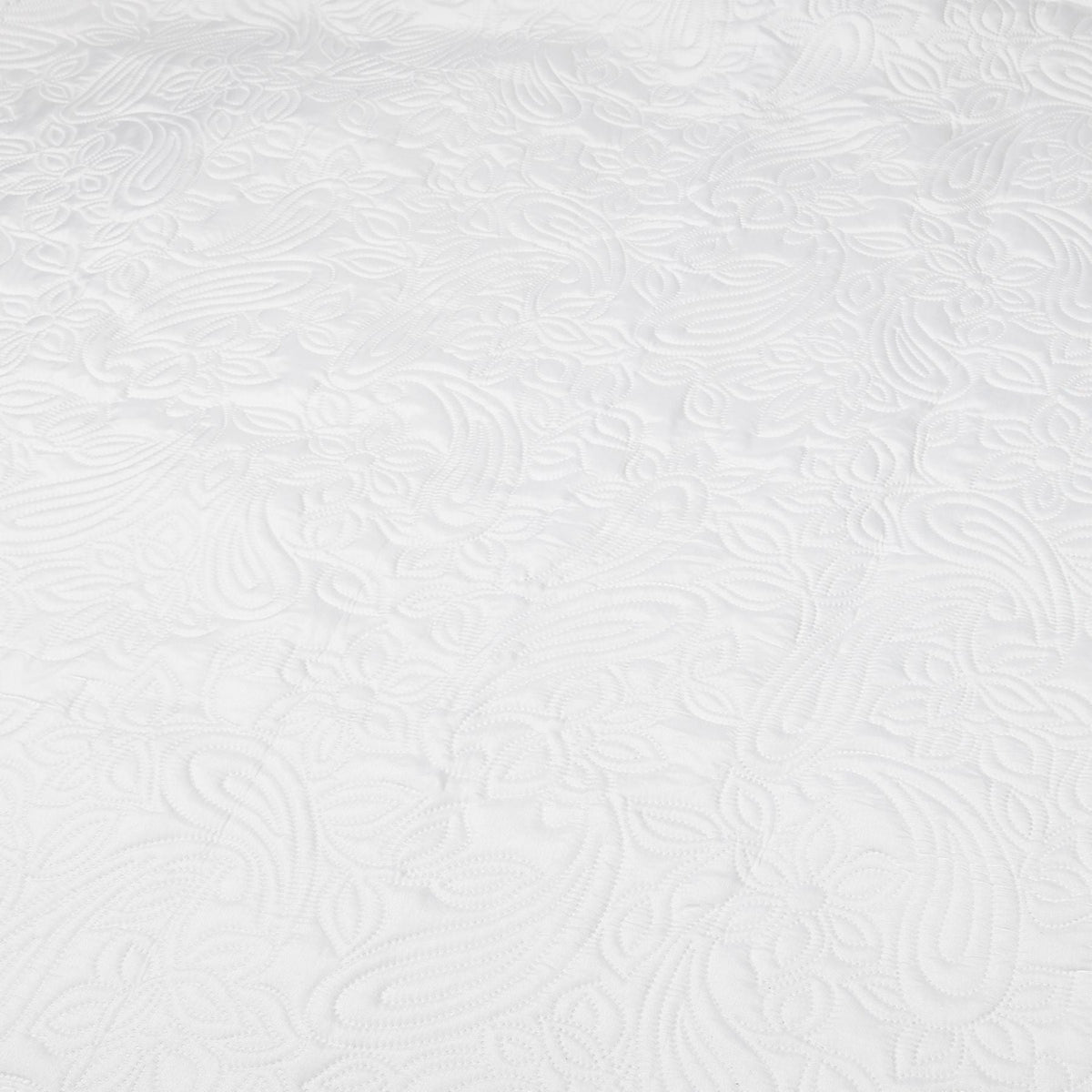Cuvertură florală moale 240x260 cm, culoare crem (75740001)