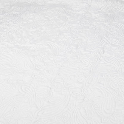 Cuvertură florală moale 240x260 cm, culoare crem (75740001)
